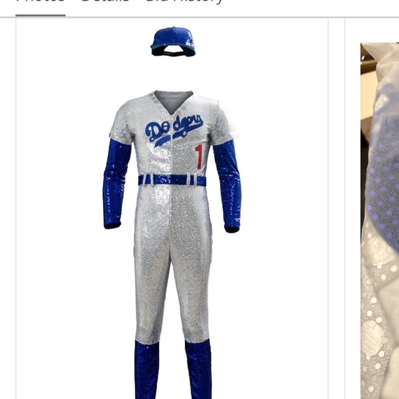 Los Angeles Dodgers, Men's Blue and Silver Baseball Uniform-XXL,Let’s go Dodgers - Picture 1 of 13